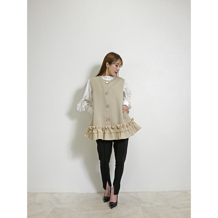 オフ | ジレ レディース フリル | SJ ONLINE STORE