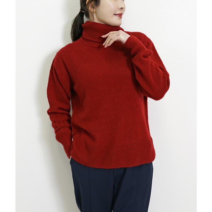 レッド | キャメル100% ニット レディース | SJ ONLINE STORE
