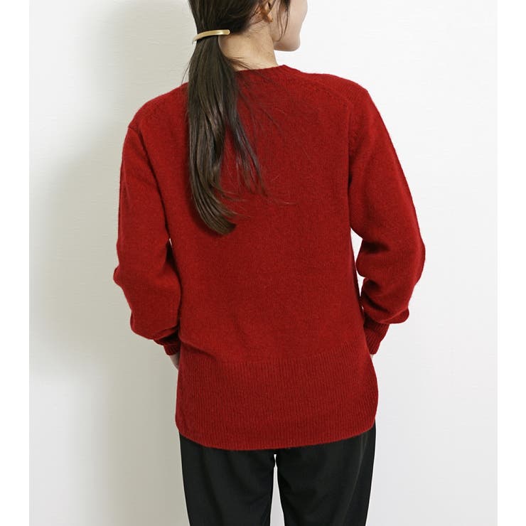 キャメル100% ニット クルーネック | SJ ONLINE STORE | 詳細画像9 