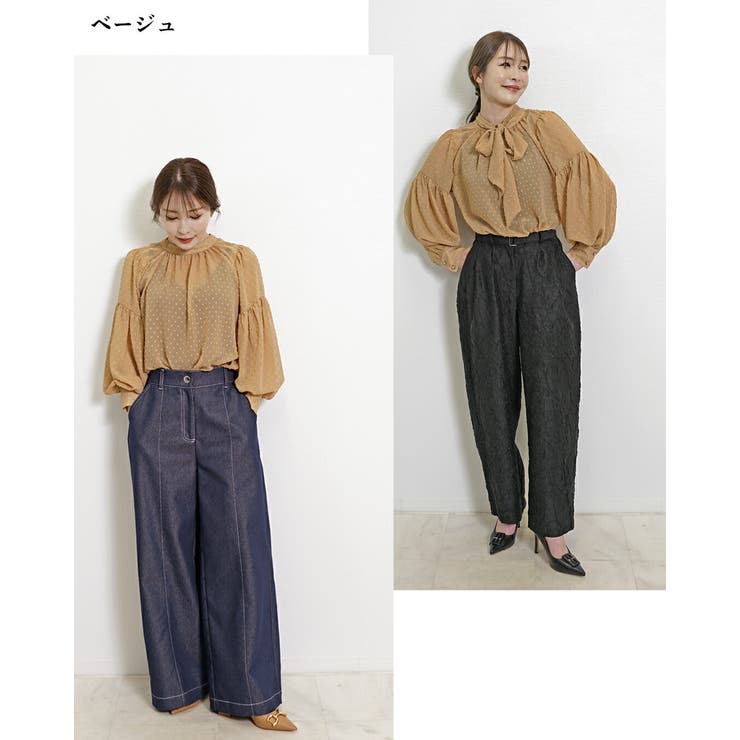 ブラウス リボン 取り外し | SJ ONLINE STORE | 詳細画像8 