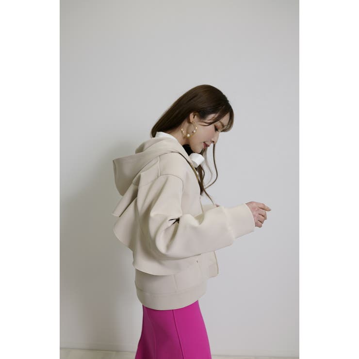 ベージュ | パーカー レディース フリル | SJ ONLINE STORE