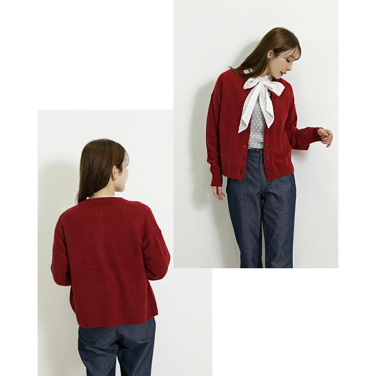 ヤク100％ ショート丈 ニットカーディガン | SJ ONLINE STORE | 詳細画像14 