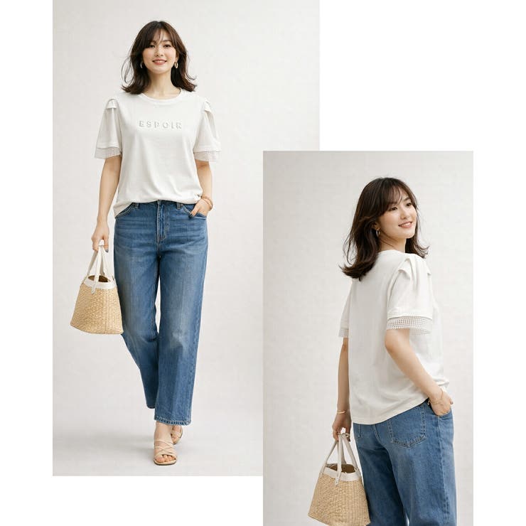 tシャツ レディース 五分袖 | SJ ONLINE STORE | 詳細画像3 