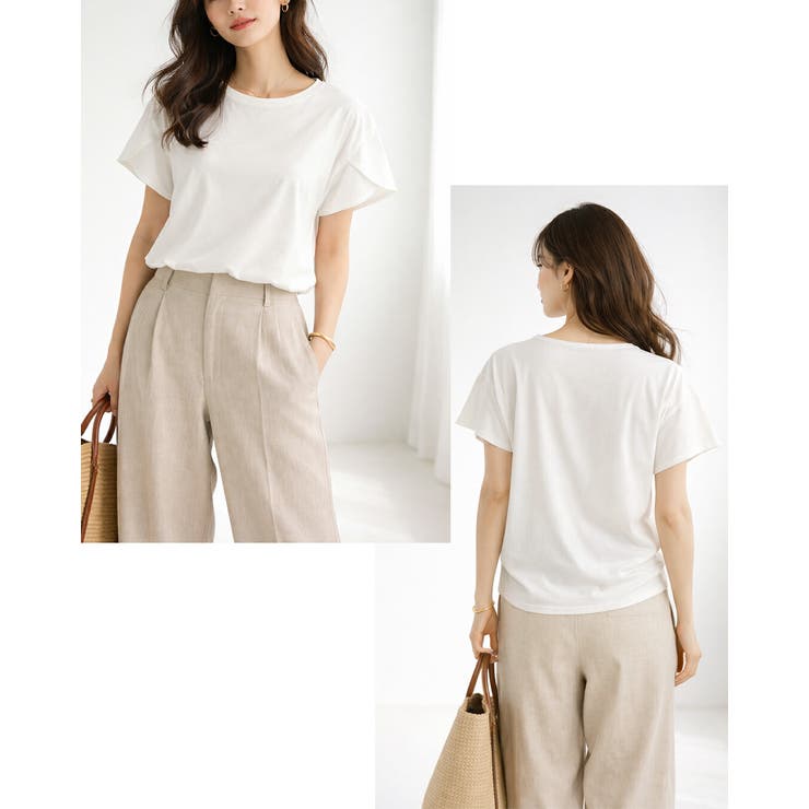 ホワイト | tシャツ レディース 半袖 | SJ ONLINE STORE