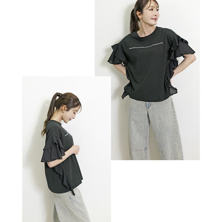 tシャツ レディース 袖 | SJ ONLINE STORE | 詳細画像7 