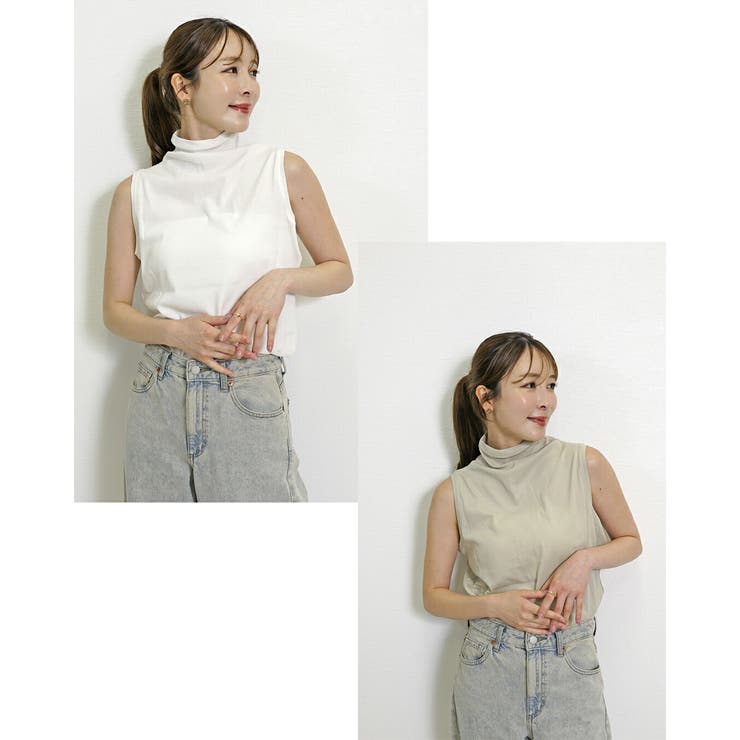 ノースリーブ レディース ハイネック | SJ ONLINE STORE | 詳細画像8 