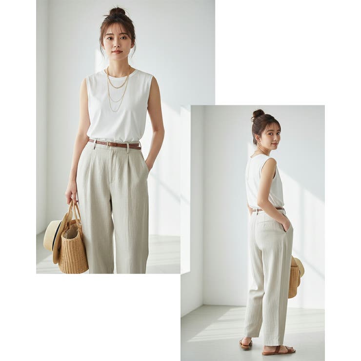 【26SS】ノースリーブ レディース クルーネック | SJ ONLINE STORE | 詳細画像4 