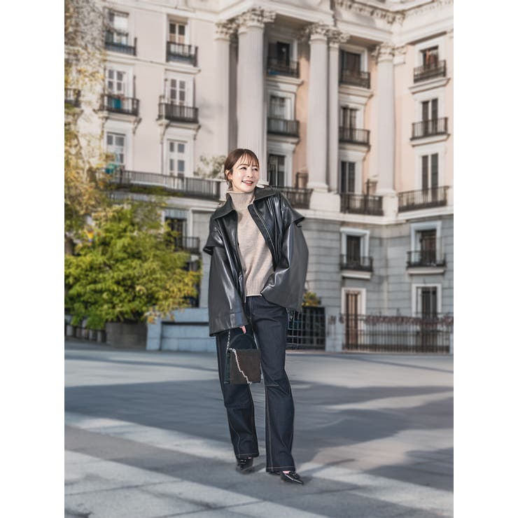 フェイクレザージャケット レディース PUレザー | SJ ONLINE STORE | 詳細画像13 