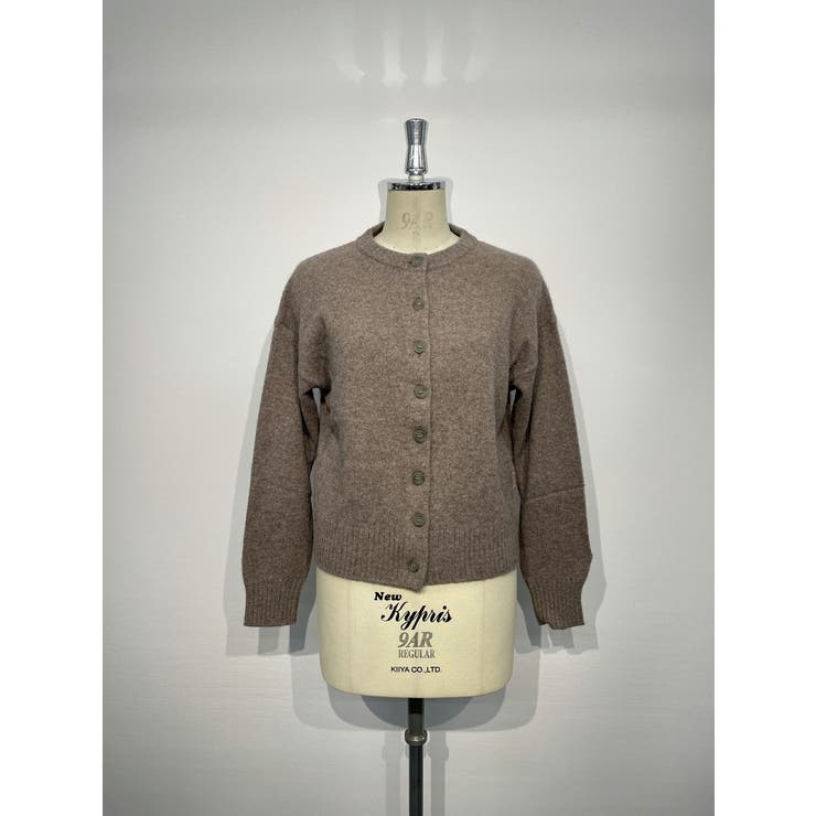 ベージュ | ヤク100％ ショート丈 ニットカーディガン | SJ ONLINE STORE