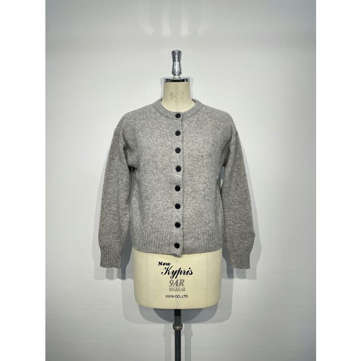 グレー | ヤク100％ ショート丈 ニットカーディガン | SJ ONLINE STORE