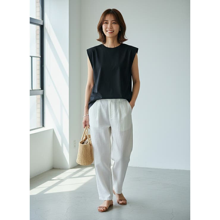 ブラック | ノースリーブ レディース カットソー | SJ ONLINE STORE