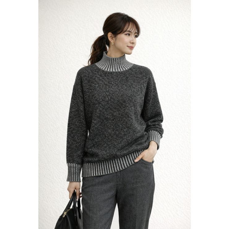 ブラック | ニット レディース ハイネック | SJ ONLINE STORE