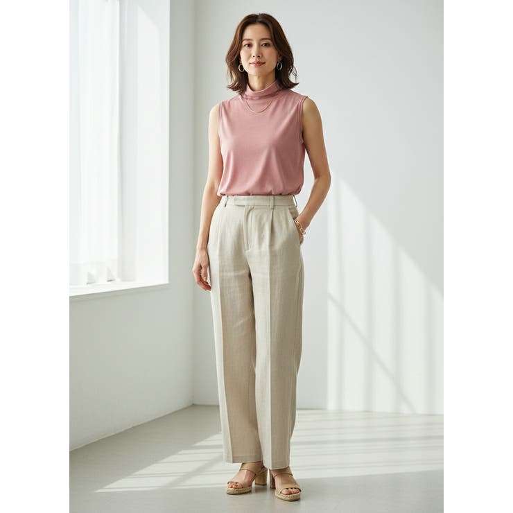 Dピンク | 【26SS】ノースリーブ レディース ハイネック | SJ ONLINE STORE