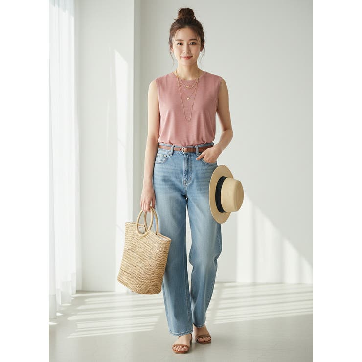 Dピンク | 【26SS】ノースリーブ レディース クルーネック | SJ ONLINE STORE