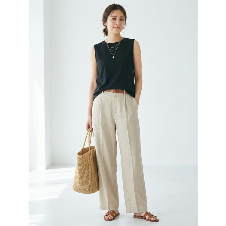 ブラック | 【26SS】ノースリーブ レディース クルーネック | SJ ONLINE STORE