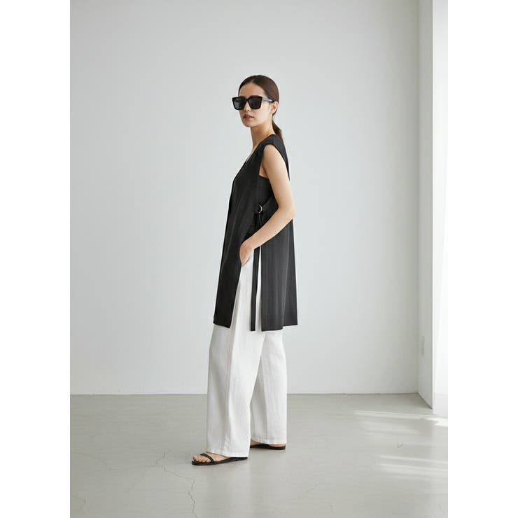 麻100% ジレ レディース | SJ ONLINE STORE | 詳細画像13 