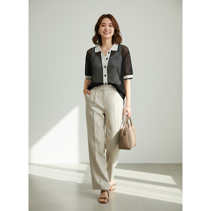 麻100% ポロシャツ ニット | SJ ONLINE STORE | 詳細画像11 