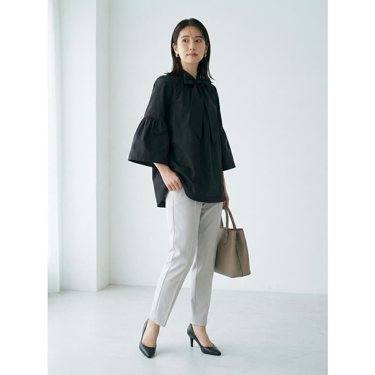 ブラック | ブラウス おしゃれ フレア袖 | SJ ONLINE STORE