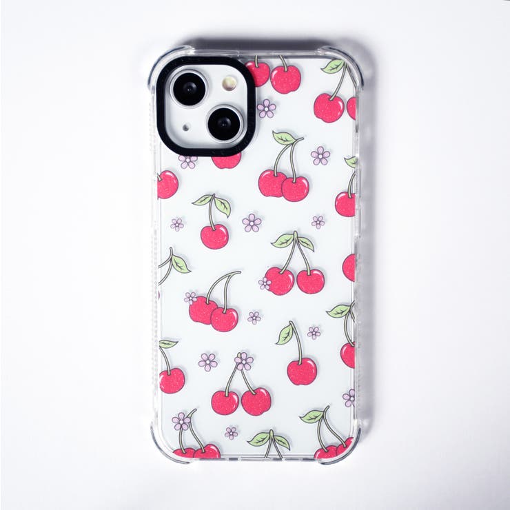 SKINNYDIP iPhone用ケース フローラルチェリー