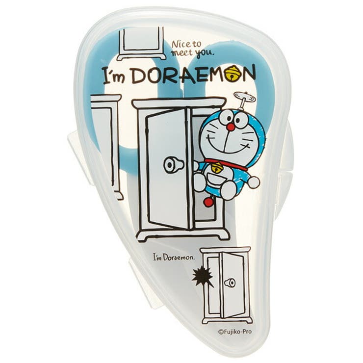 離乳食フードカッター●Ｉ’ｍＤｏｒａｅｍｏｎ●//食品食材はさみハサミカッター切り分けプラスチック製ケース付きI'mDoraemonアイムドラえもんドラえもん//