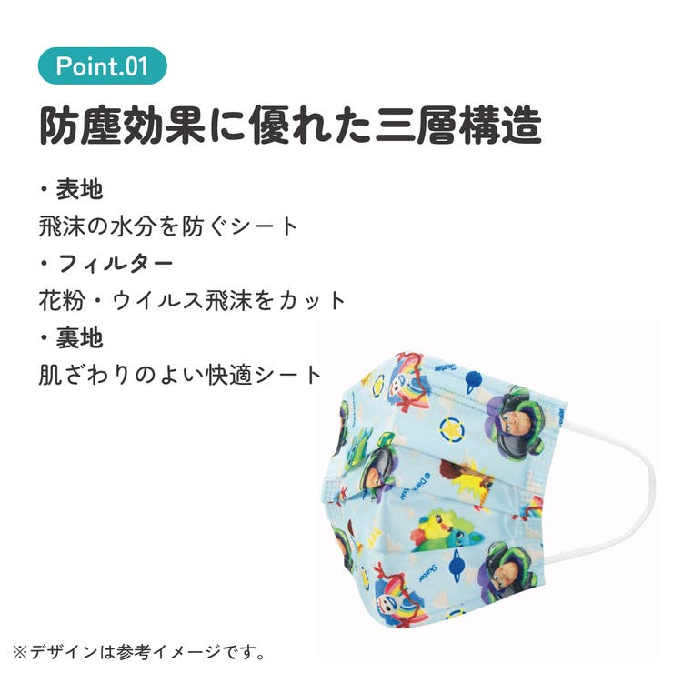 マスク 子供用 不織布 | Skater【KIDS】 | 詳細画像5 