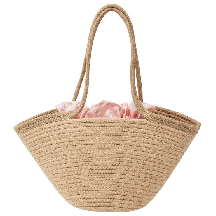 ぬいぐるみ付き かご風バッグ かご | Skater | 詳細画像2 