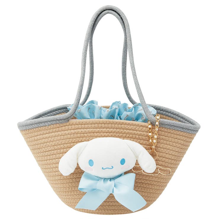 ぬいぐるみ付き かご風バッグ かご | Skater | 詳細画像1 