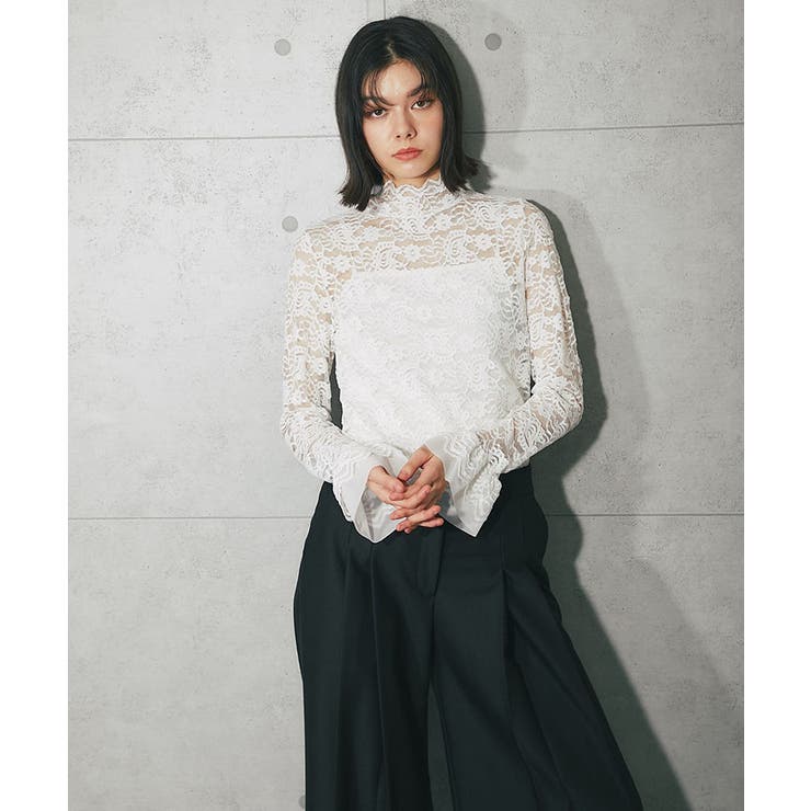 フリル袖レースブラウス | SMILE ORCHID | 詳細画像11 