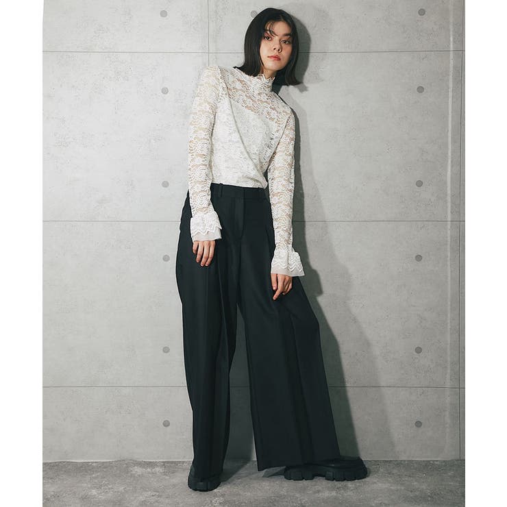 フリル袖レースブラウス | SMILE ORCHID | 詳細画像12 