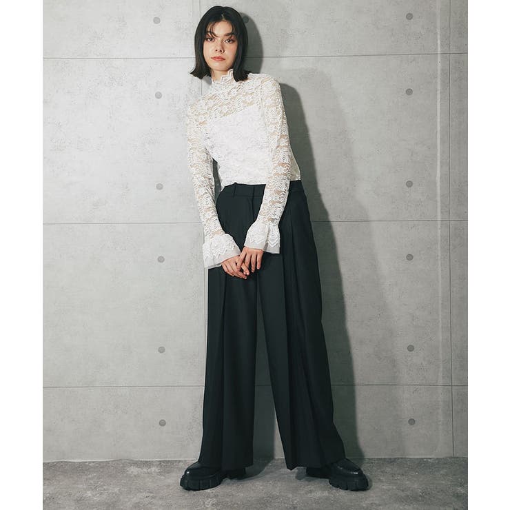 フリル袖レースブラウス | SMILE ORCHID | 詳細画像13 