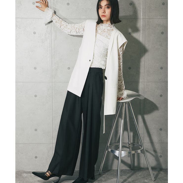 フリル袖レースブラウス | SMILE ORCHID | 詳細画像17 