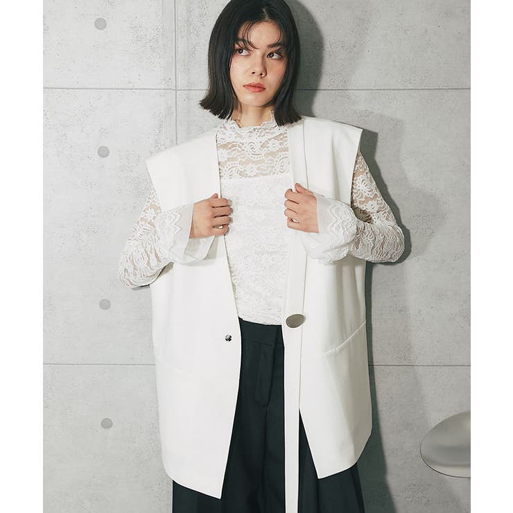 フリル袖レースブラウス | SMILE ORCHID | 詳細画像18 