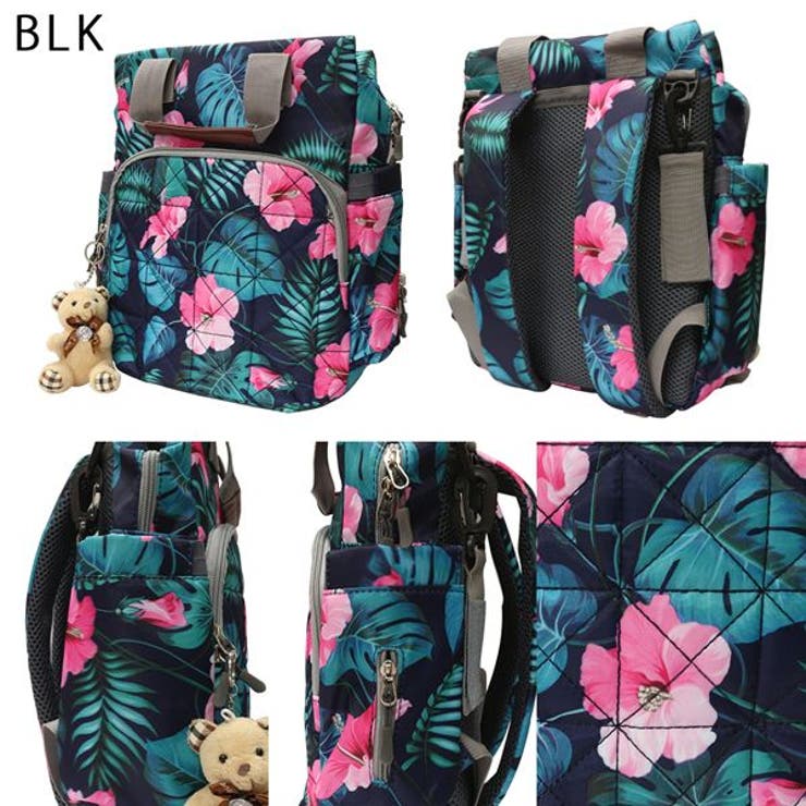 パッチワークデザインバックパック