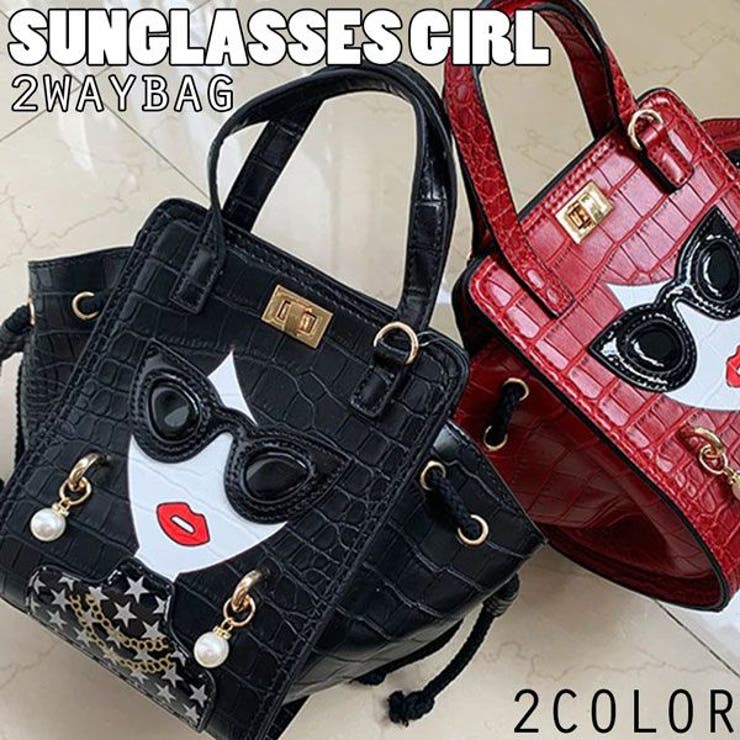大人気のサングラスガール ひねり金具 2WAYハンドバッグ | 腕時計アパレル雑貨小物のＳＰ  | 詳細画像1 