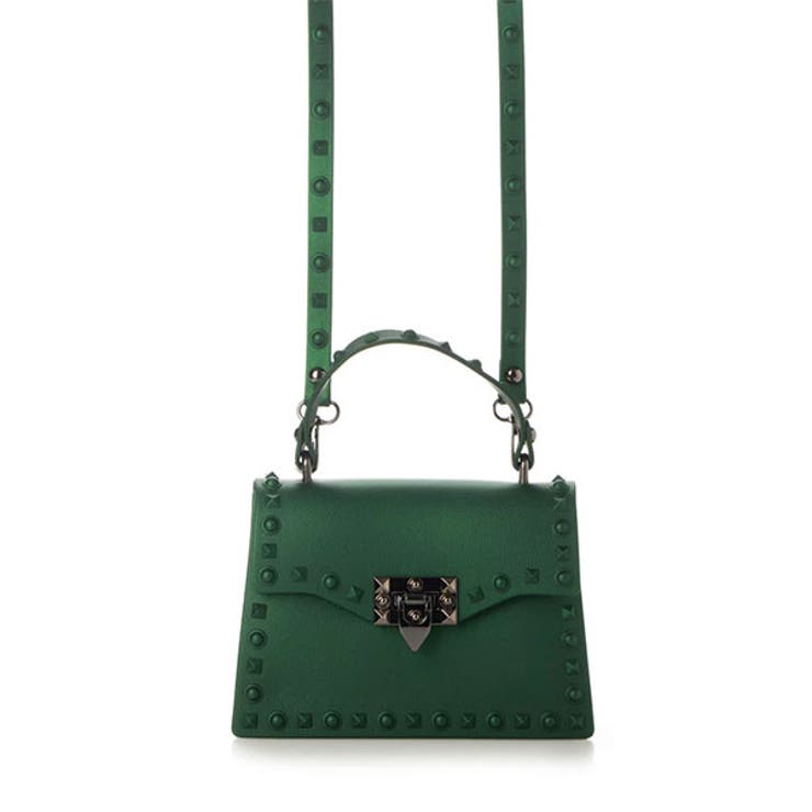 ファッショナブルなワンカラーのスタッズ付きバッグ ショルダーバッグ ハンドバッグ | 腕時計アパレル雑貨小物のＳＰ  | 詳細画像5 