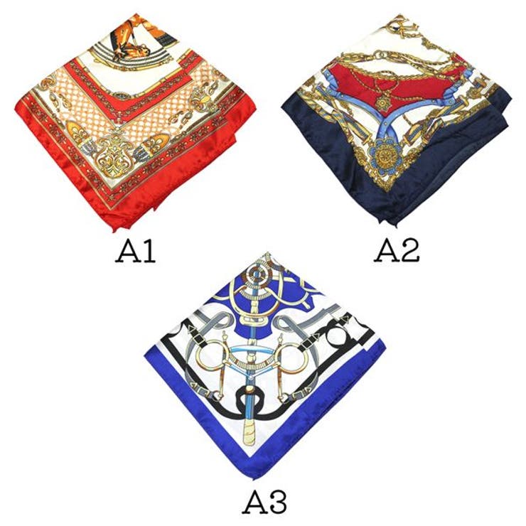 ワンポイントなおしゃれにぴったりなスカーフ サテンスカーフ バッグスカーフ | 腕時計アパレル雑貨小物のＳＰ  | 詳細画像3 