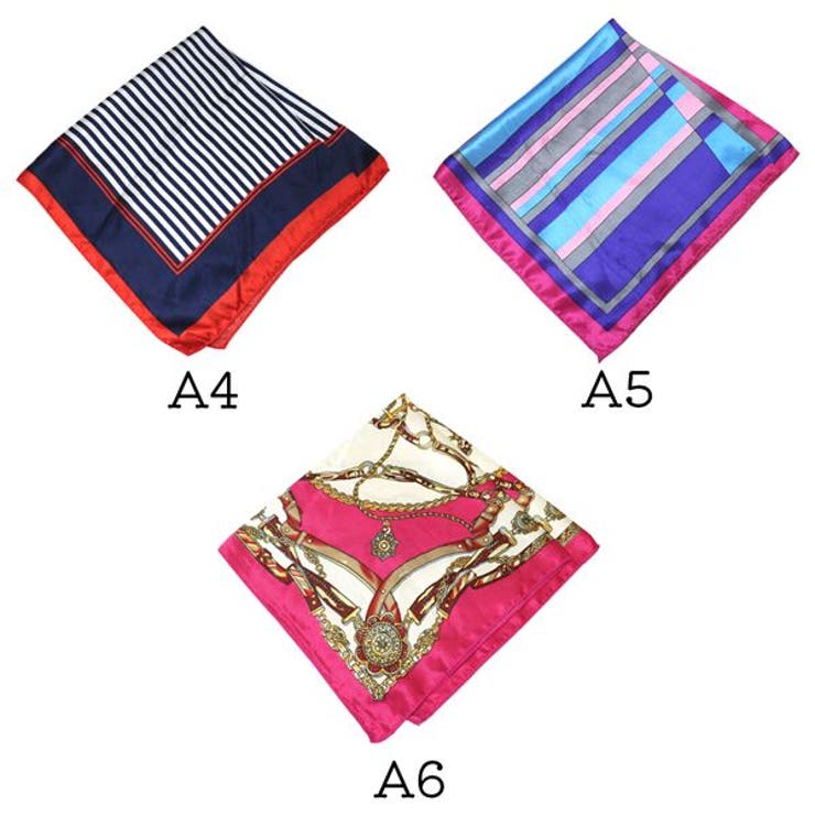 ワンポイントなおしゃれにぴったりなスカーフ サテンスカーフ バッグスカーフ | 腕時計アパレル雑貨小物のＳＰ  | 詳細画像4 