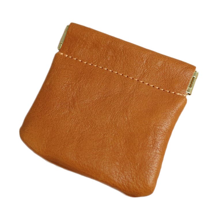 高品質 安心の日本製本革 栃木レザー[Wこがし]パカパカ開閉式コインケース | 腕時計アパレル雑貨小物のＳＰ  | 詳細画像7 