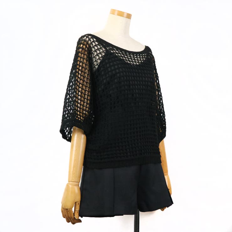 【16944】透かし編みメッシュニット	 | SneepDip | 詳細画像6 