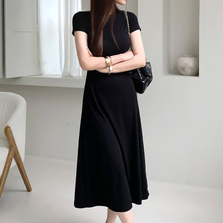 【16962】サイドボタンリブワンピース	 | SneepDip | 詳細画像7 