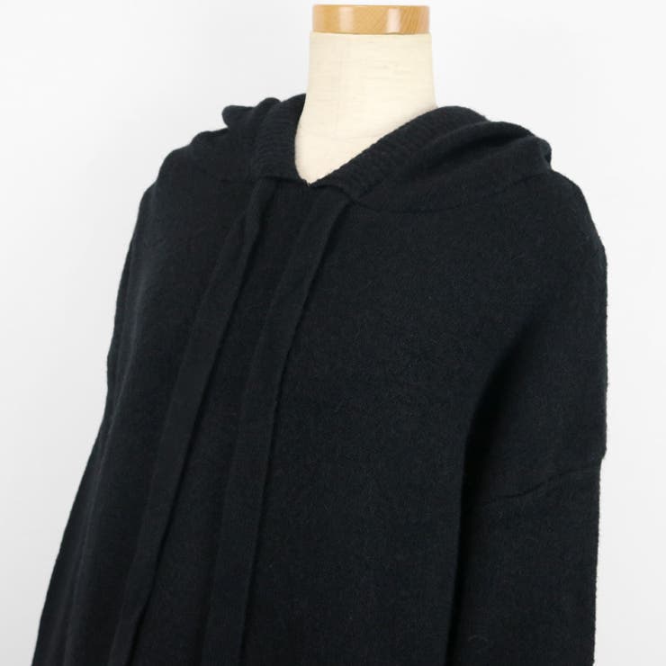 【17221】ロングフーディーニットワンピース	 | SneepDip | 詳細画像5 