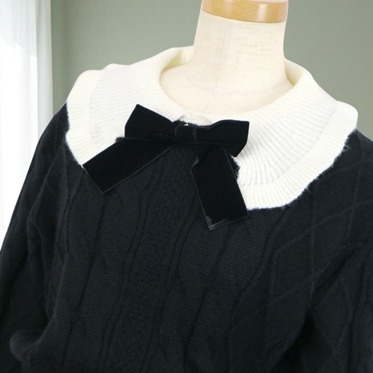 【17248】ケーブルニット＆スカートSET	 | SneepDip | 詳細画像4 