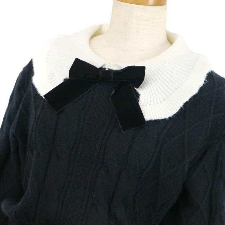 【17248】ケーブルニット＆スカートSET	 | SneepDip | 詳細画像4 
