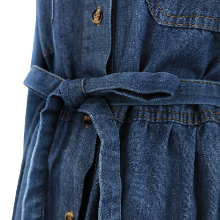 【17280】デニムシャツロングワンピース	 | SneepDip | 詳細画像8 