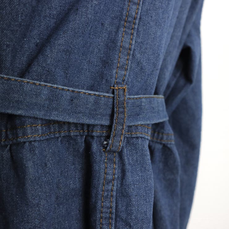 【17280】デニムシャツロングワンピース	 | SneepDip | 詳細画像9 