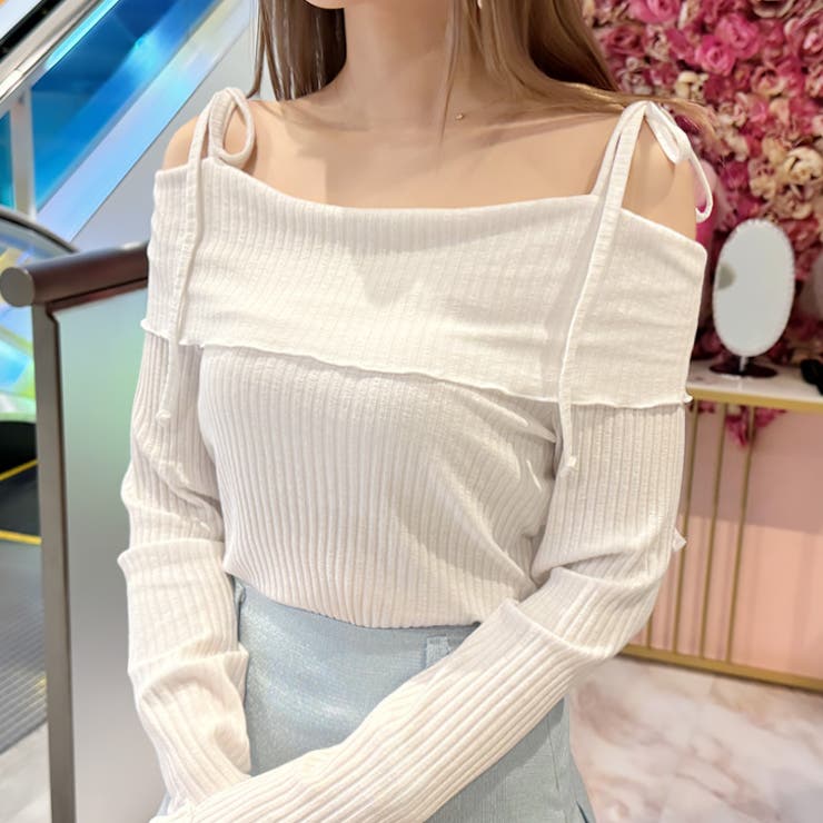 【17307】メロウフリルオフショルトップス	 | SneepDip | 詳細画像10 