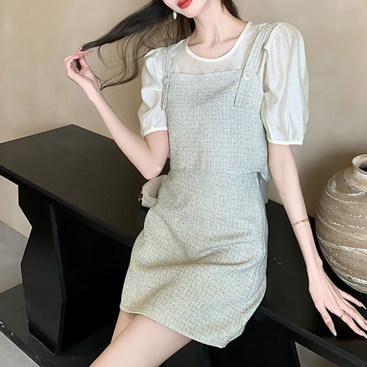 【17309】ベスト＆ブラウスコーデ3点セット	 | SneepDip | 詳細画像4 