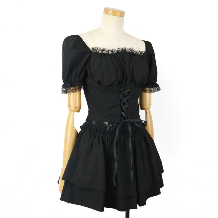 【17316】レースアップトップス＆ティアードスカート	 | SneepDip | 詳細画像3 