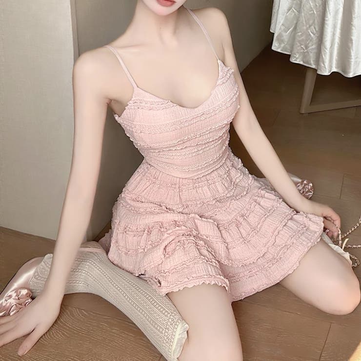 【17325】キャミ＆ティアードスカートSET	 | SneepDip | 詳細画像4 