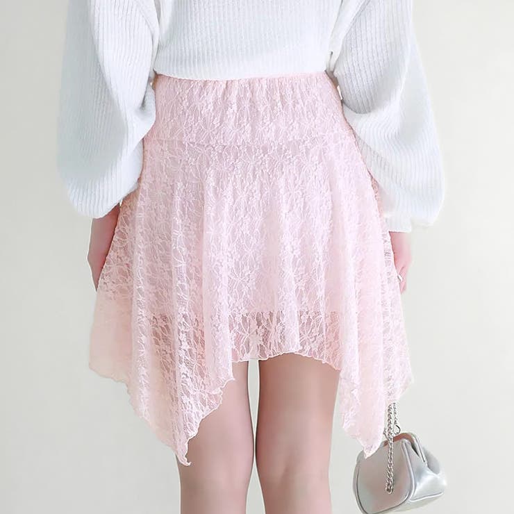 【17336】レースリボンデザインスカート	 | SneepDip | 詳細画像3 